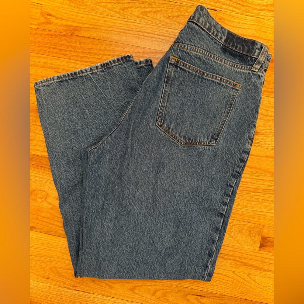 Abercrombie High Rise Loose Jean
